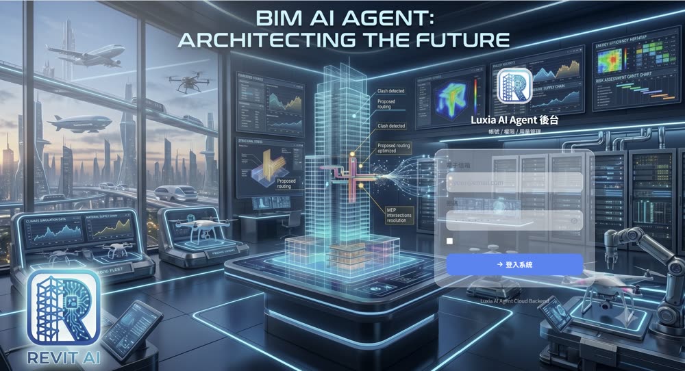 Revit AI Agent 系統畫面
