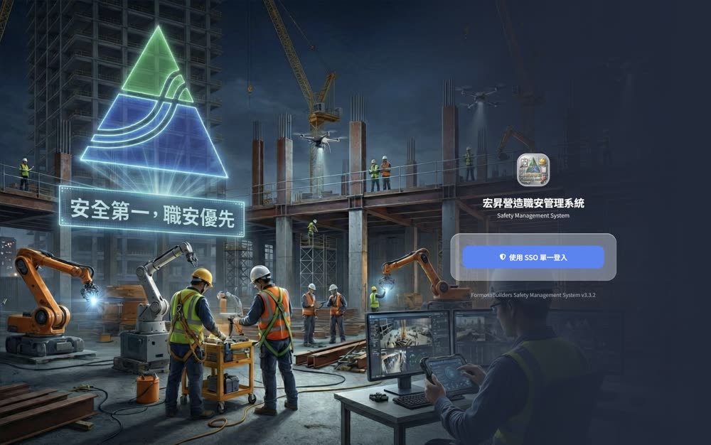 職安管理系統登入畫面