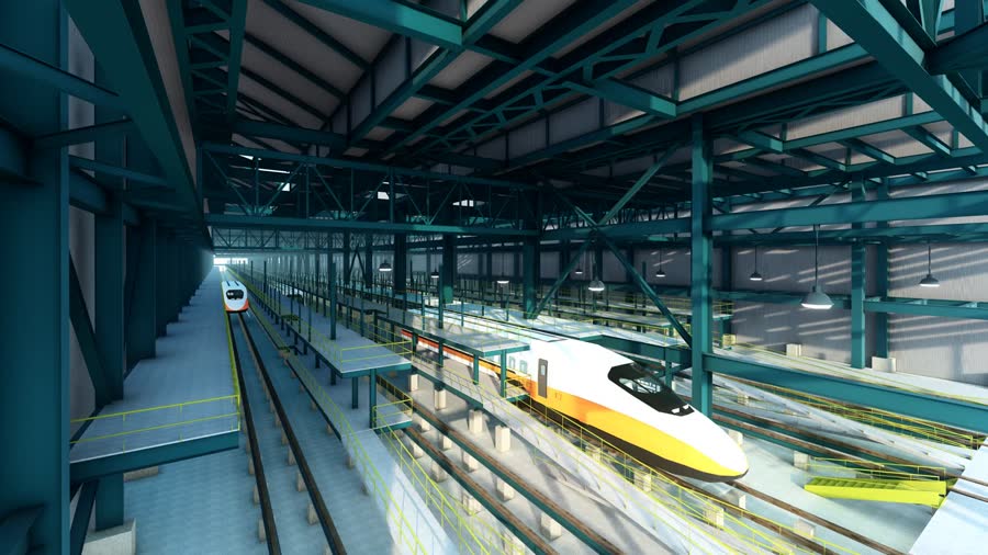 高鐵左營基地 第二車輛檢驗修理廠及附屬建物